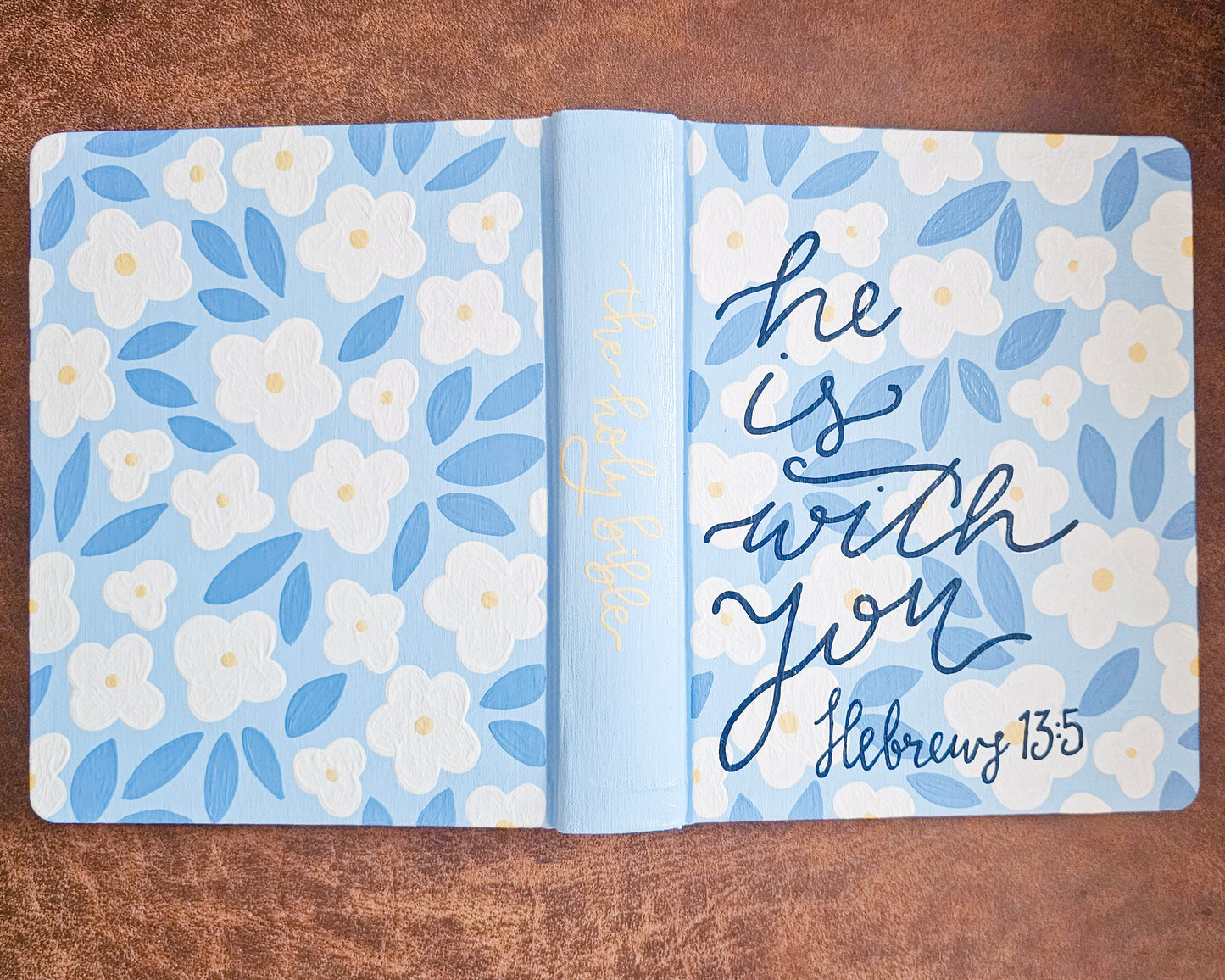 Hand Painted Bible - He is with you