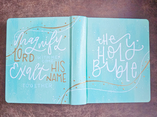 Hand Painted Bible - Magnify
