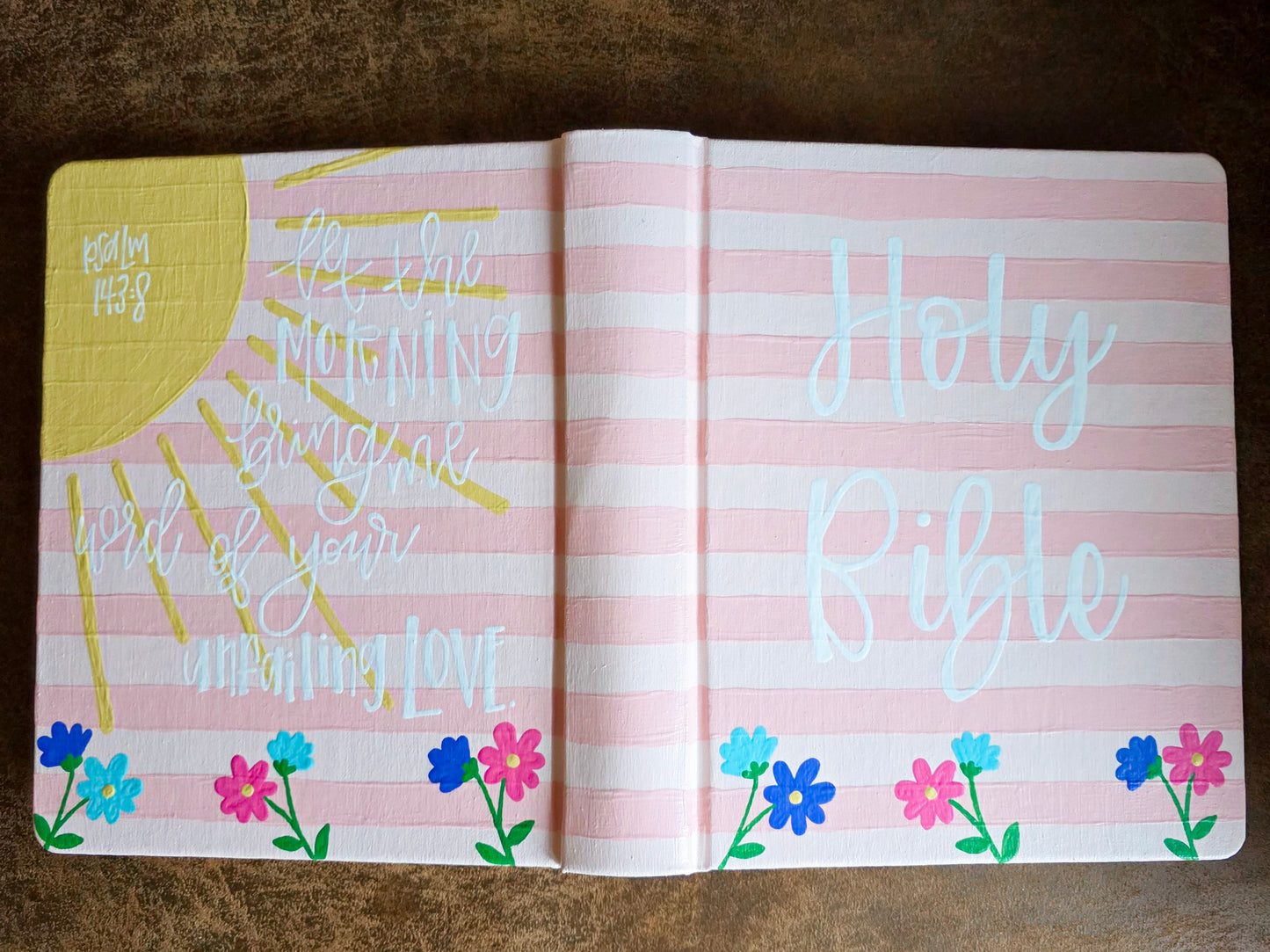 Hand Painted Bible - New every morning