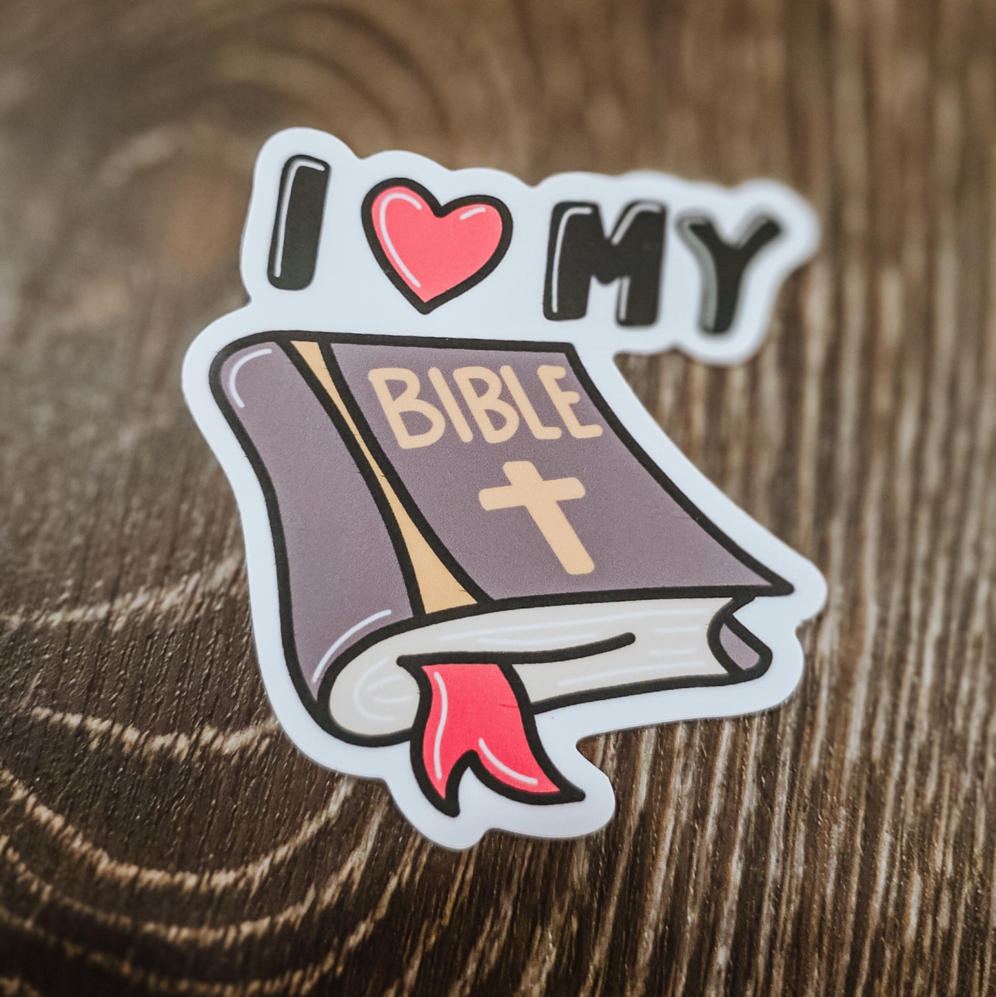 I Love My Bible Sticker