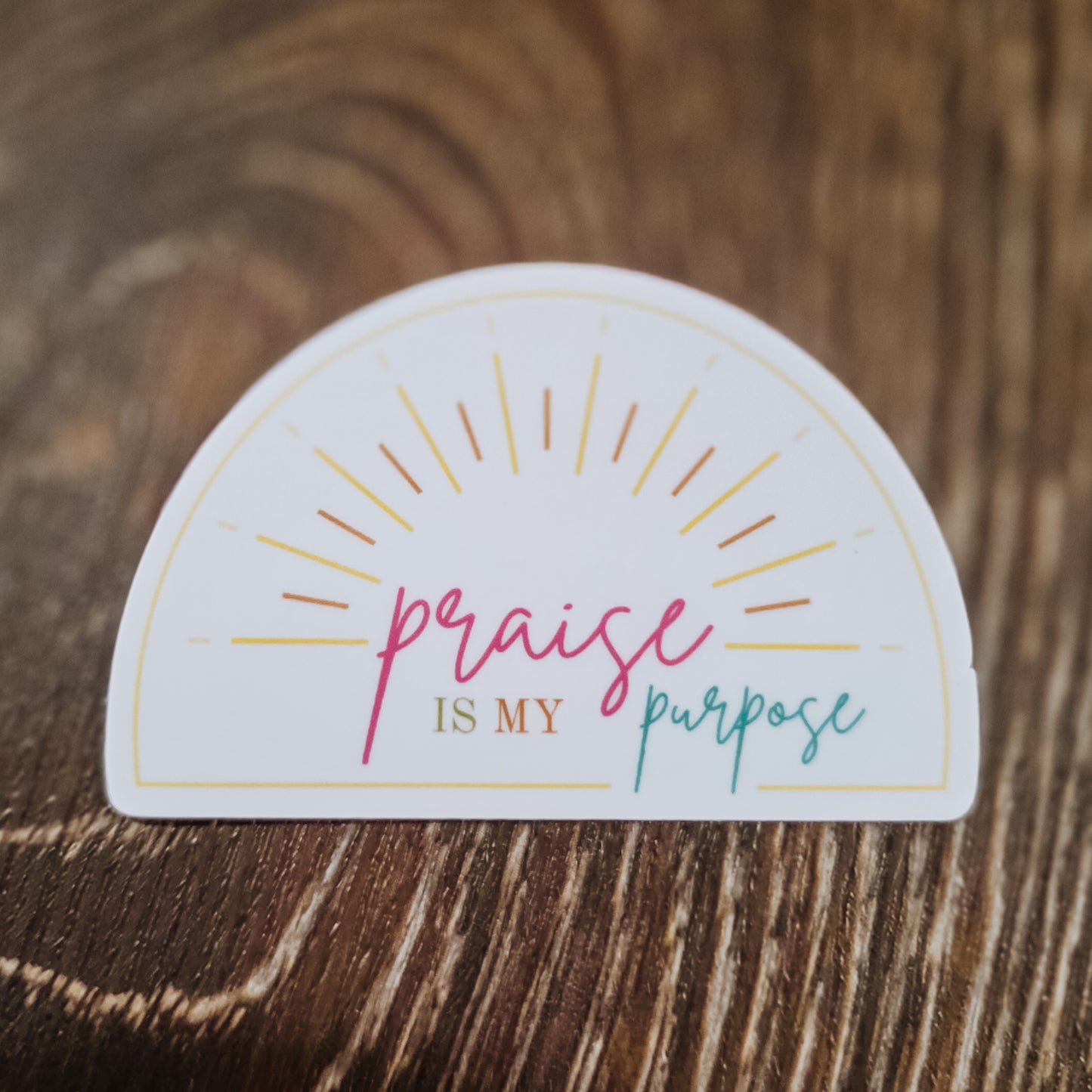 Praise Sticker