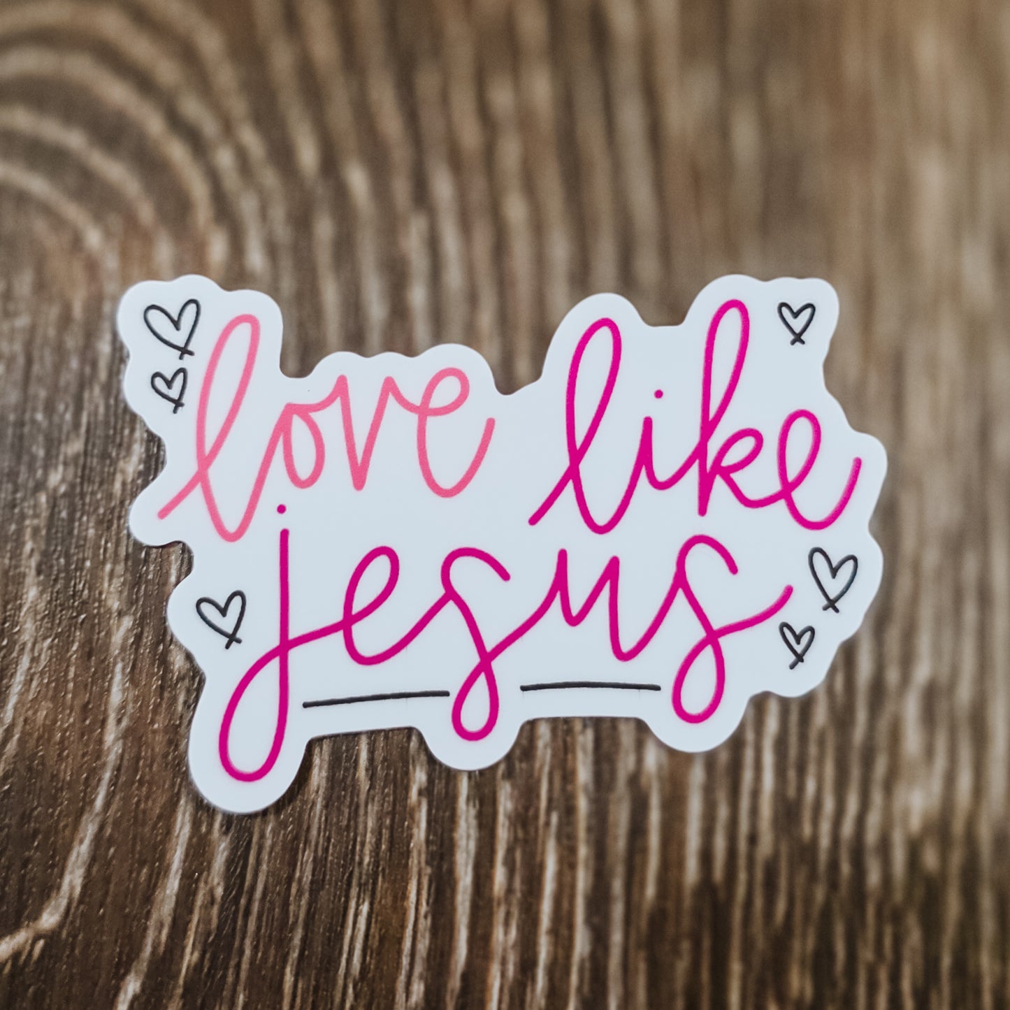Love Like Jesus Sticker