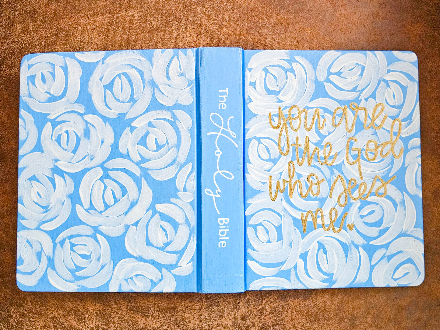 Hand Painted Bible - You are the God who sees me