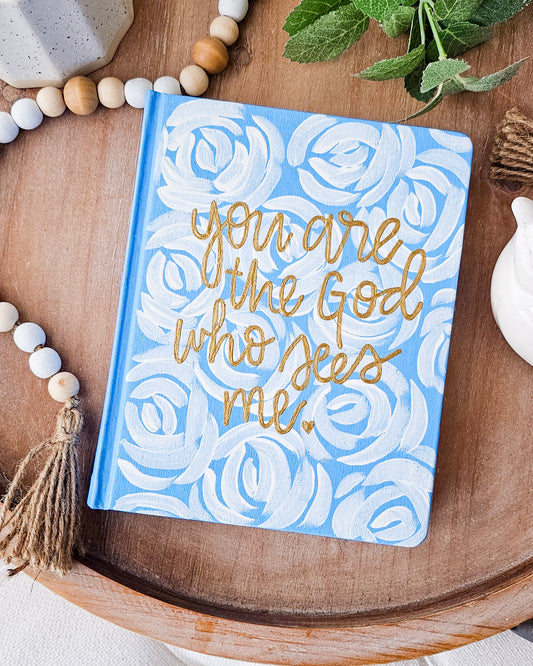Hand Painted Bible - You are the God who sees me