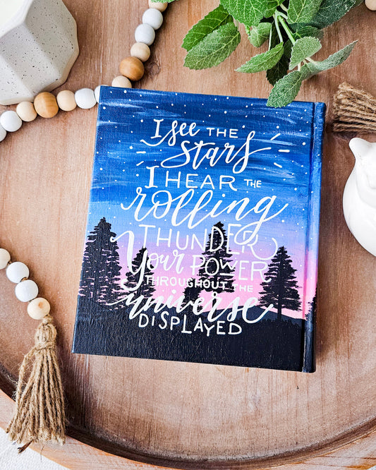 Hand Painted Bible - How great thou art