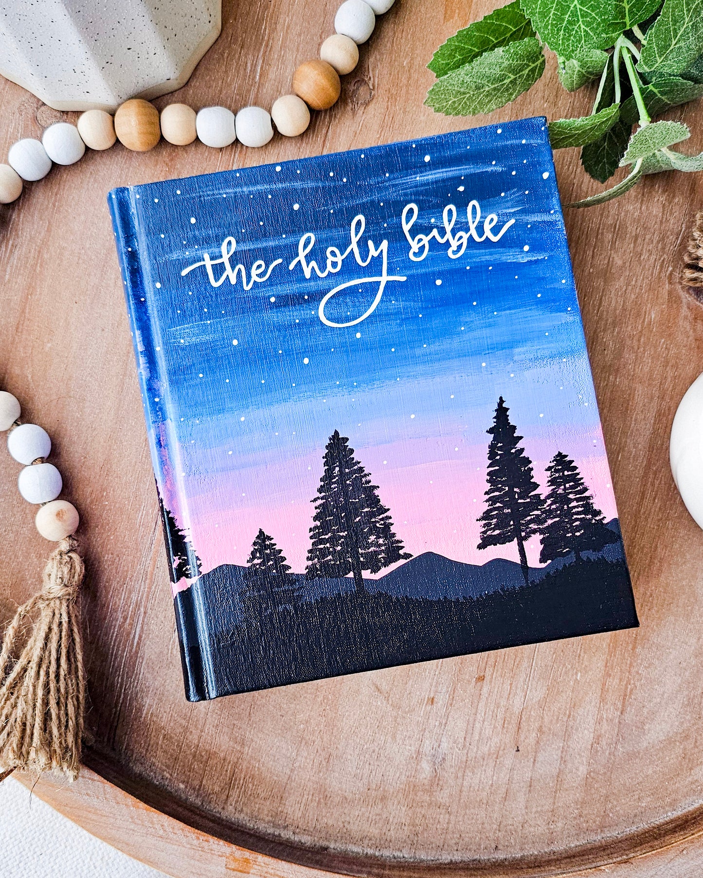 Hand Painted Bible - How great thou art