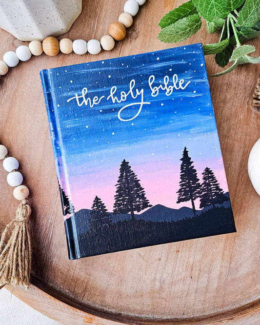 Hand Painted Bible - How great thou art