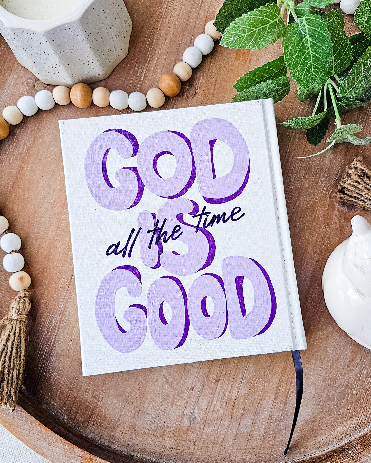 Hand Painted Bible - God is good