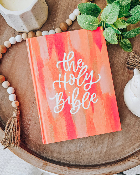 Hand Painted Bible - In Christ alone
