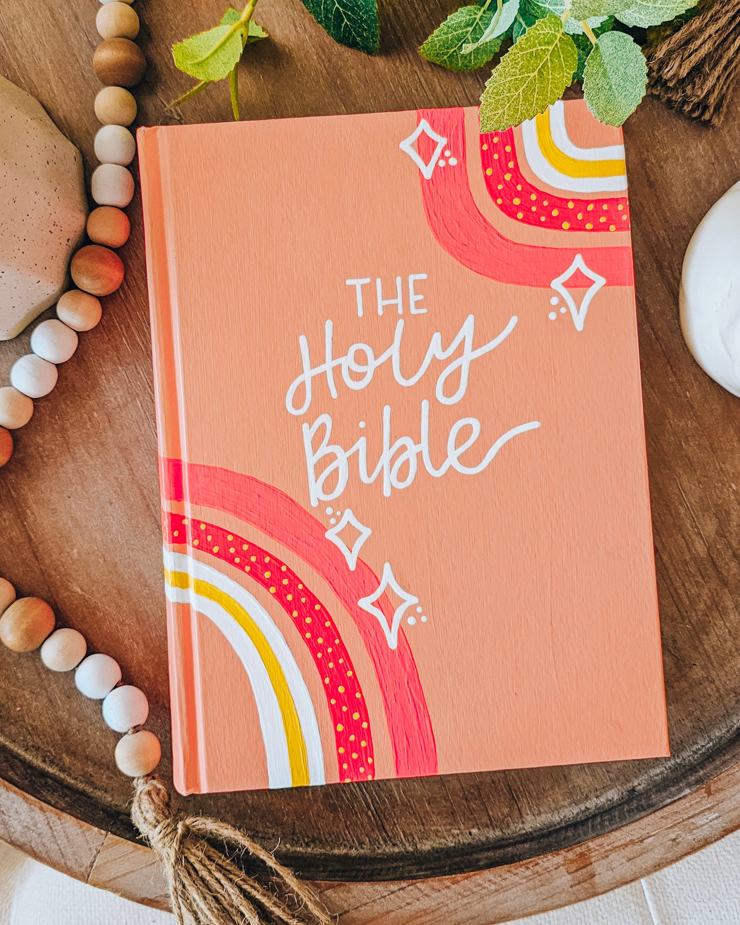 Hand Painted Bible - Created to be the light