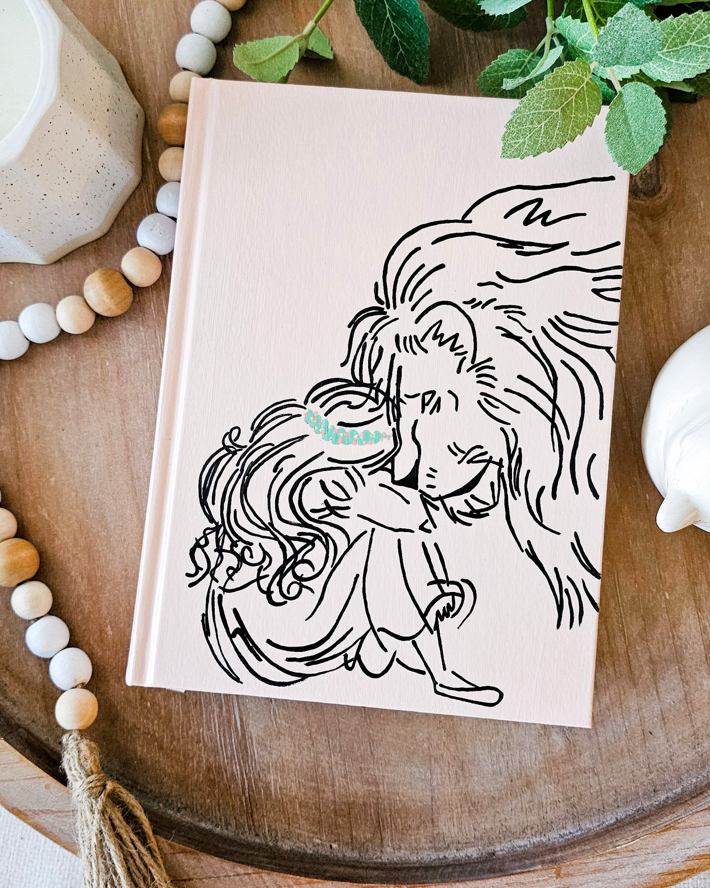 Hand Painted Bible - Lion