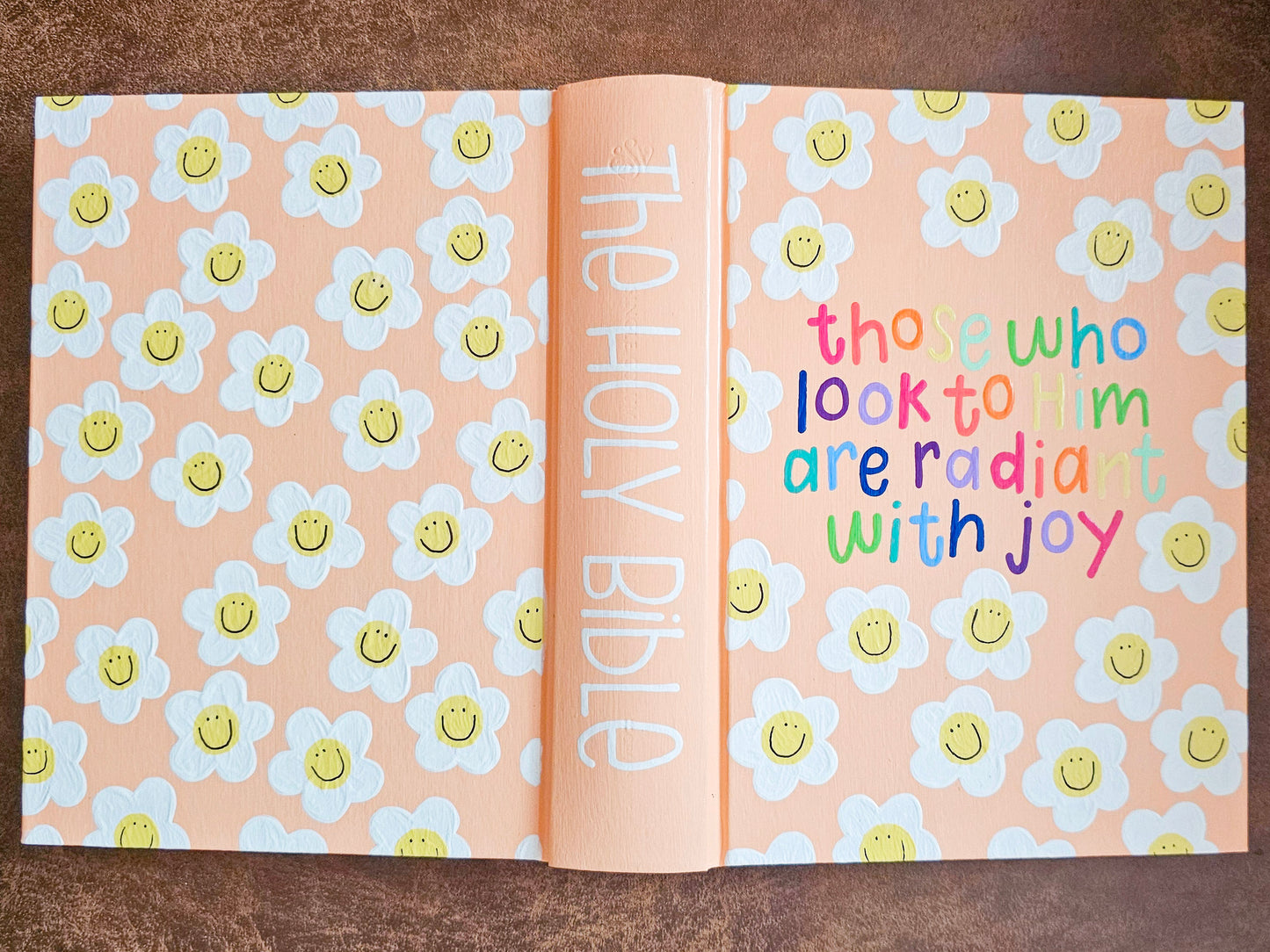 Hand Painted Bible - Radiant joy