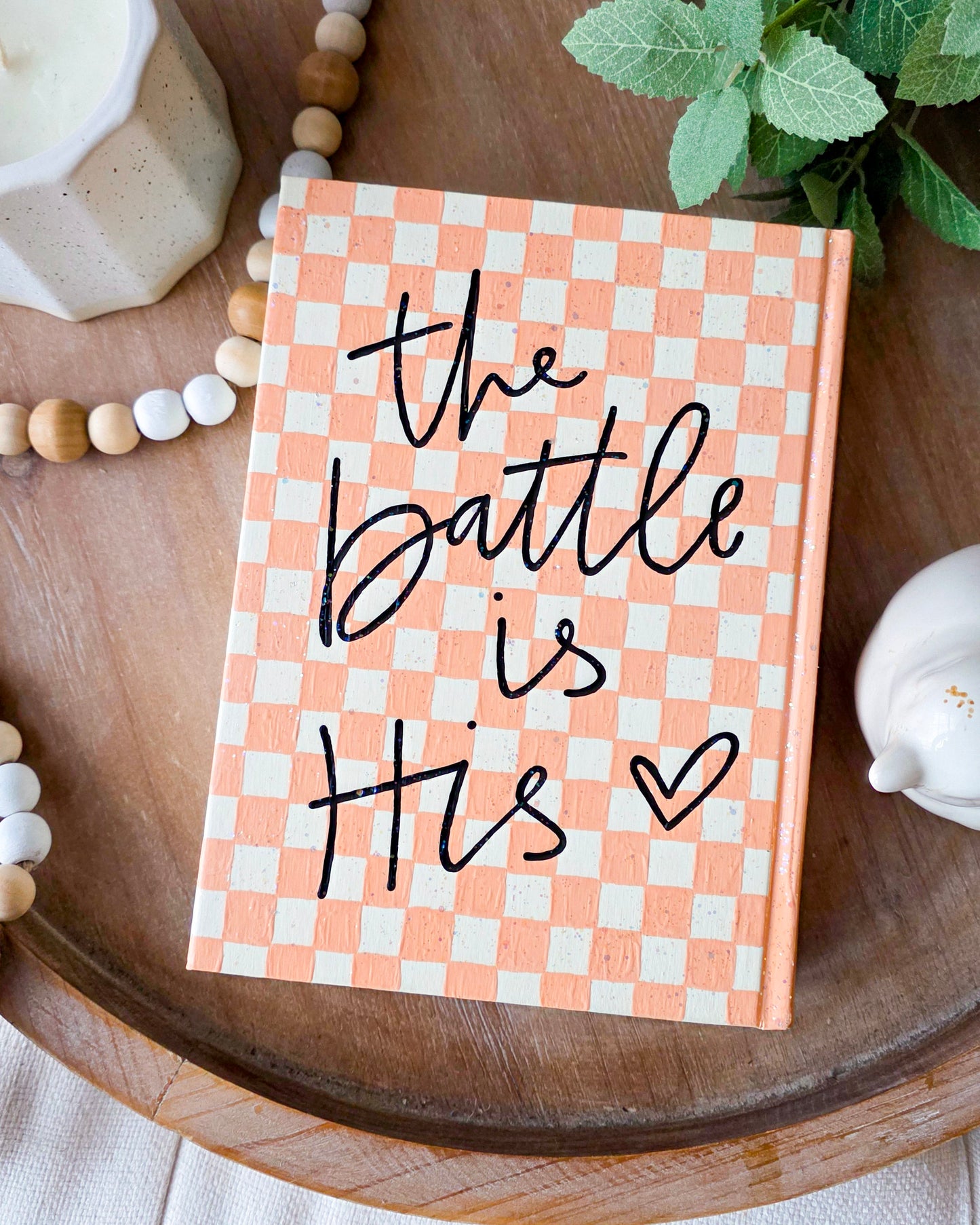 Hand Painted Bible - The battle is His