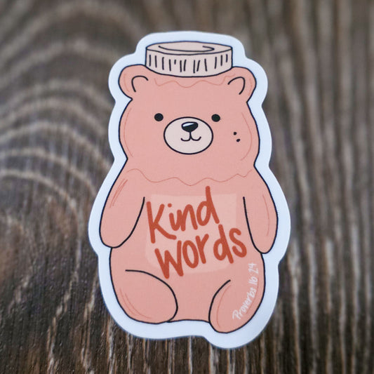 Kind Words Sticker