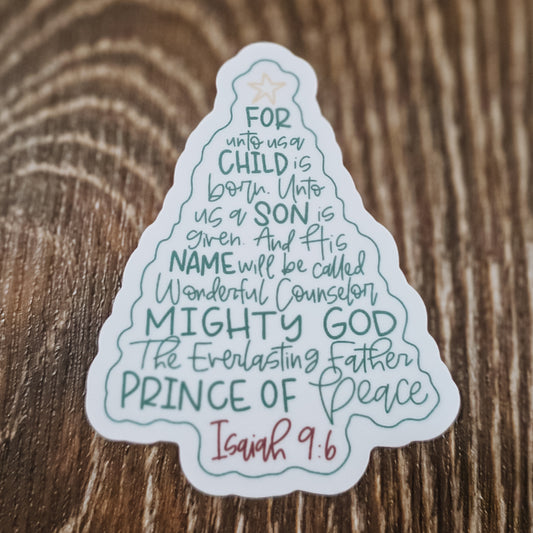 Christmas Tree Sticker