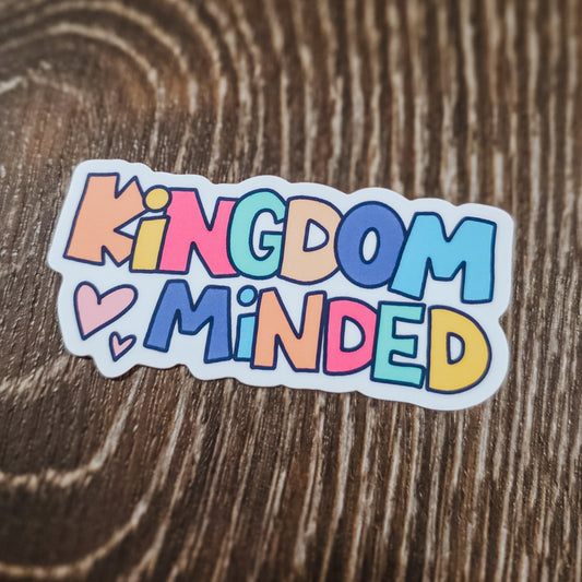 Kingdom Minded Sticker